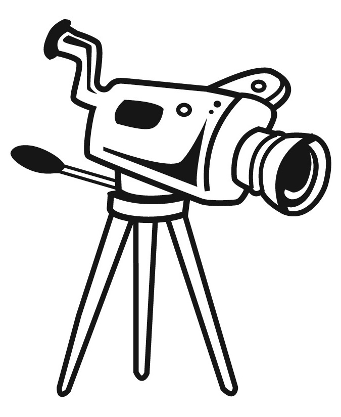 Malvorlage: Videokamera (Objekte) #120183 - Kostenlose Malvorlagen zum Ausdrucken