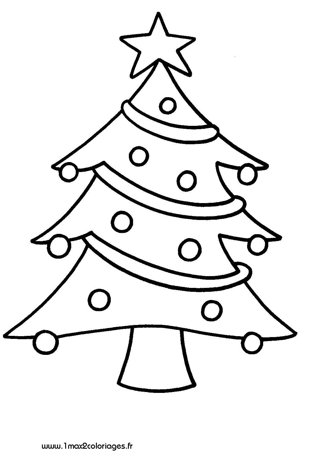 Malvorlage: Weihnachtsbaum (Objekte) #167436 - Kostenlose Malvorlagen zum Ausdrucken