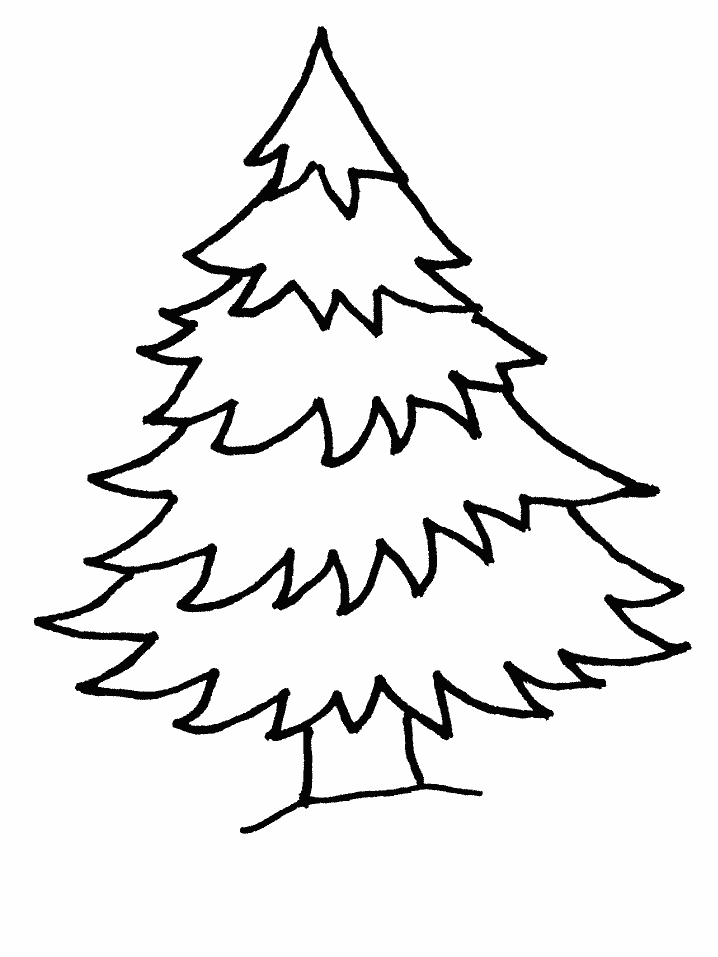 Malvorlage: Weihnachtsbaum (Objekte) #167455 - Kostenlose Malvorlagen zum Ausdrucken