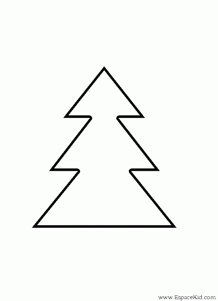 Malvorlage: Weihnachtsbaum (Objekte) #167470 - Kostenlose Malvorlagen zum Ausdrucken