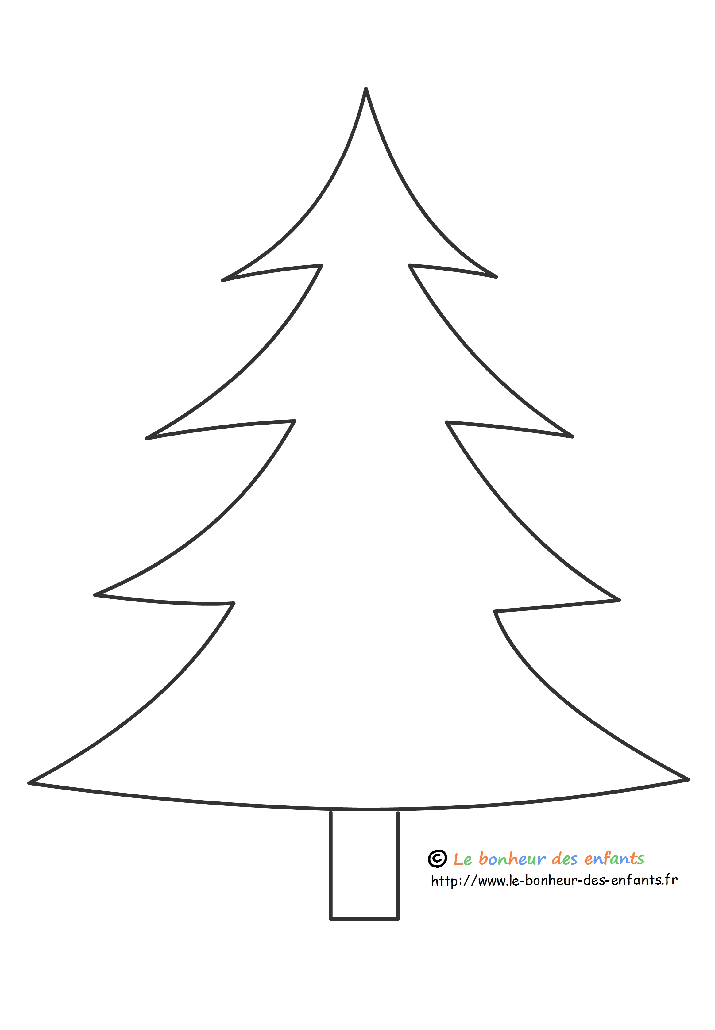 Malvorlage: Weihnachtsbaum (Objekte) #167489 - Kostenlose Malvorlagen zum Ausdrucken