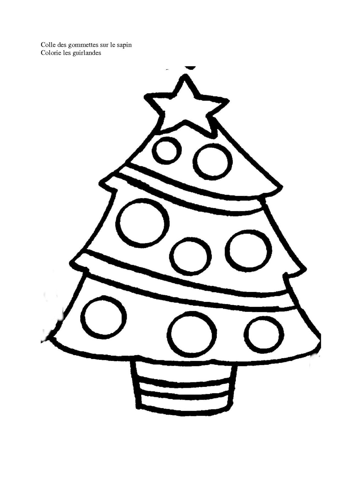 Malvorlage: Weihnachtsbaum (Objekte) #167499 - Kostenlose Malvorlagen zum Ausdrucken