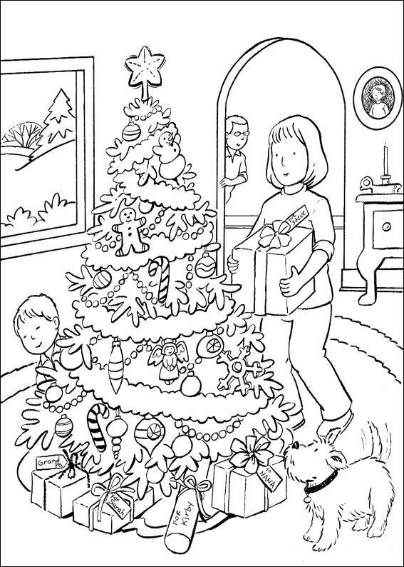 Malvorlage: Weihnachtsbaum (Objekte) #167511 - Kostenlose Malvorlagen zum Ausdrucken