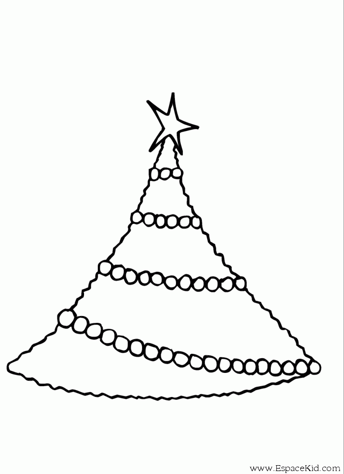 Malvorlage: Weihnachtsbaum (Objekte) #167548 - Kostenlose Malvorlagen zum Ausdrucken