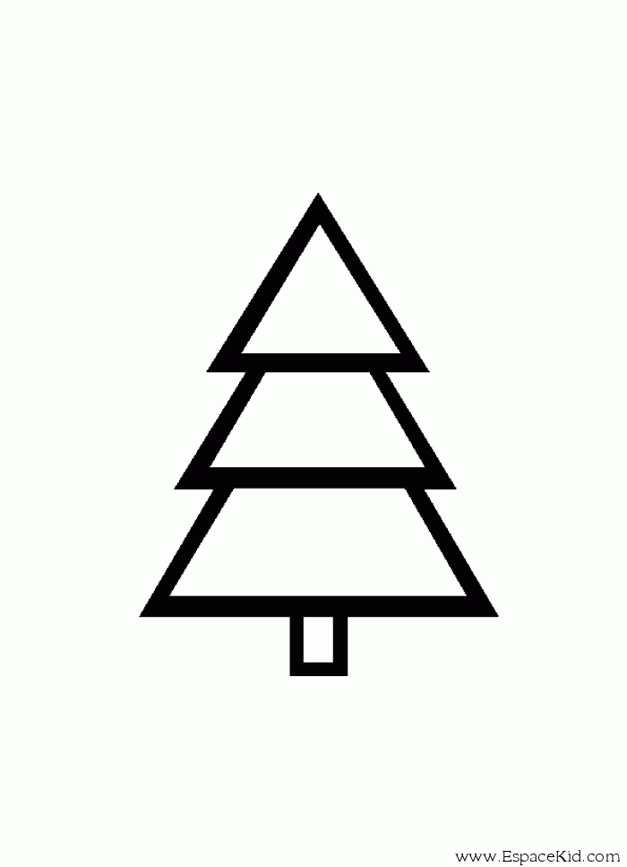 Malvorlage: Weihnachtsbaum (Objekte) #167559 - Kostenlose Malvorlagen zum Ausdrucken
