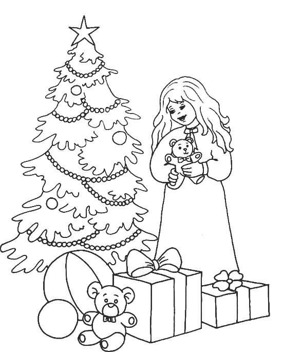 Malvorlage: Weihnachtsbaum (Objekte) #167618 - Kostenlose Malvorlagen zum Ausdrucken
