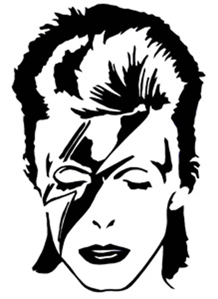 Malvorlage: David Bowie (Prominente) #122258 - Kostenlose Malvorlagen zum Ausdrucken