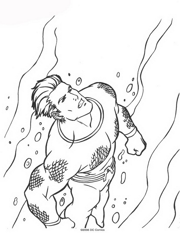 Malvorlage: Aquamann (Superheld) #84984 - Kostenlose Malvorlagen zum Ausdrucken