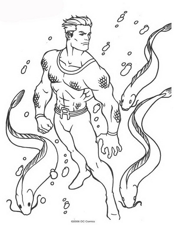 Malvorlage: Aquamann (Superheld) #84994 - Kostenlose Malvorlagen zum Ausdrucken