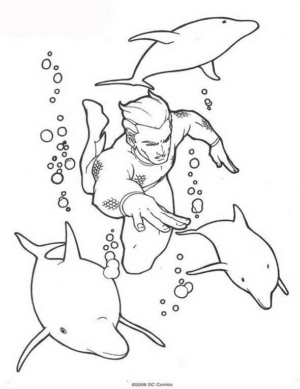Malvorlage: Aquamann (Superheld) #85024 - Kostenlose Malvorlagen zum Ausdrucken