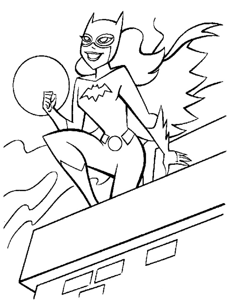 Malvorlage: Batgirl (Superheld) #77728 - Kostenlose Malvorlagen zum Ausdrucken