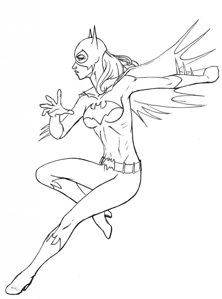 Malvorlage: Batgirl (Superheld) #77746 - Kostenlose Malvorlagen zum Ausdrucken