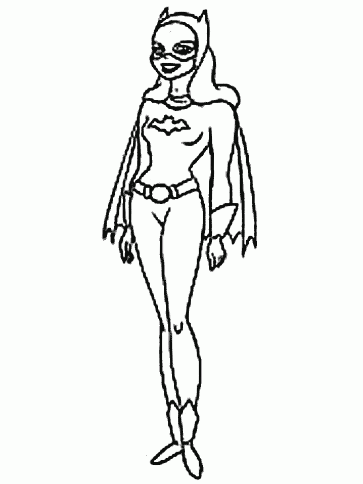 Malvorlage: Batgirl (Superheld) #77759 - Kostenlose Malvorlagen zum Ausdrucken