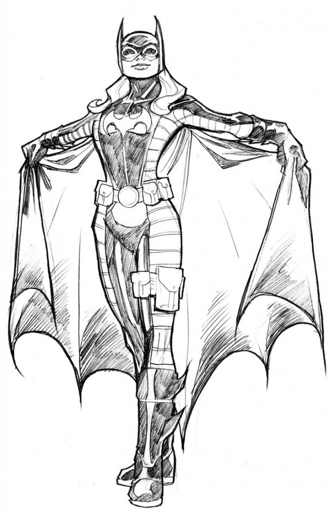 Malvorlage: Batgirl (Superheld) #77823 - Kostenlose Malvorlagen zum Ausdrucken