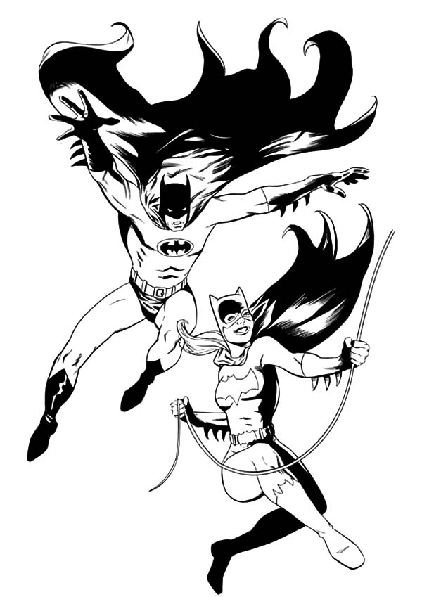 Malvorlage: Batgirl (Superheld) #77862 - Kostenlose Malvorlagen zum Ausdrucken