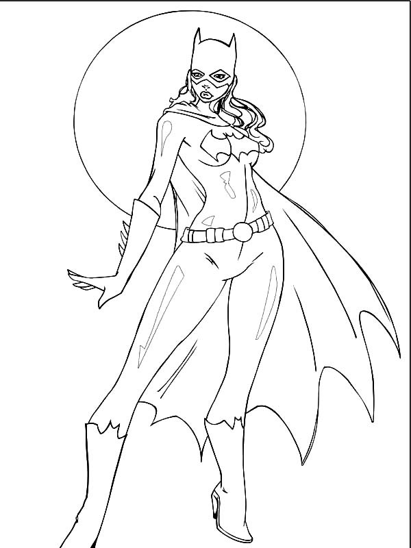 Malvorlage: Batgirl (Superheld) #77908 - Kostenlose Malvorlagen zum Ausdrucken