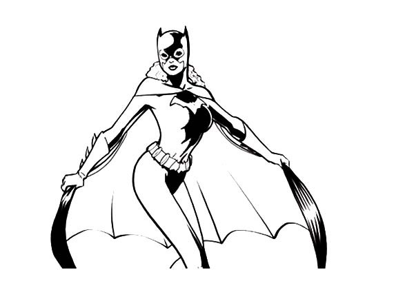 Malvorlage: Batgirl (Superheld) #77909 - Kostenlose Malvorlagen zum Ausdrucken