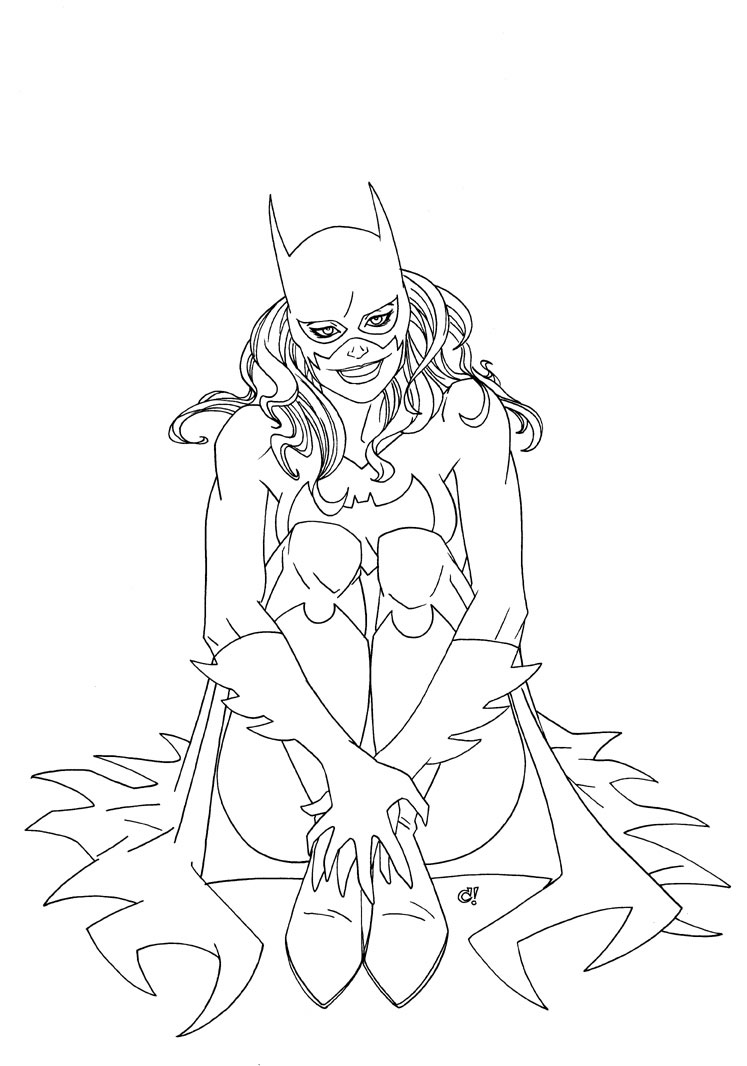 Malvorlage: Batgirl (Superheld) #77960 - Kostenlose Malvorlagen zum Ausdrucken