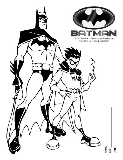 Malvorlage: Batman (Superheld) #76862 - Kostenlose Malvorlagen zum Ausdrucken
