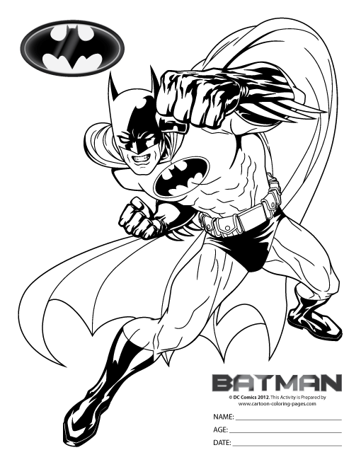Malvorlage: Batman (Superheld) #76898 - Kostenlose Malvorlagen zum Ausdrucken
