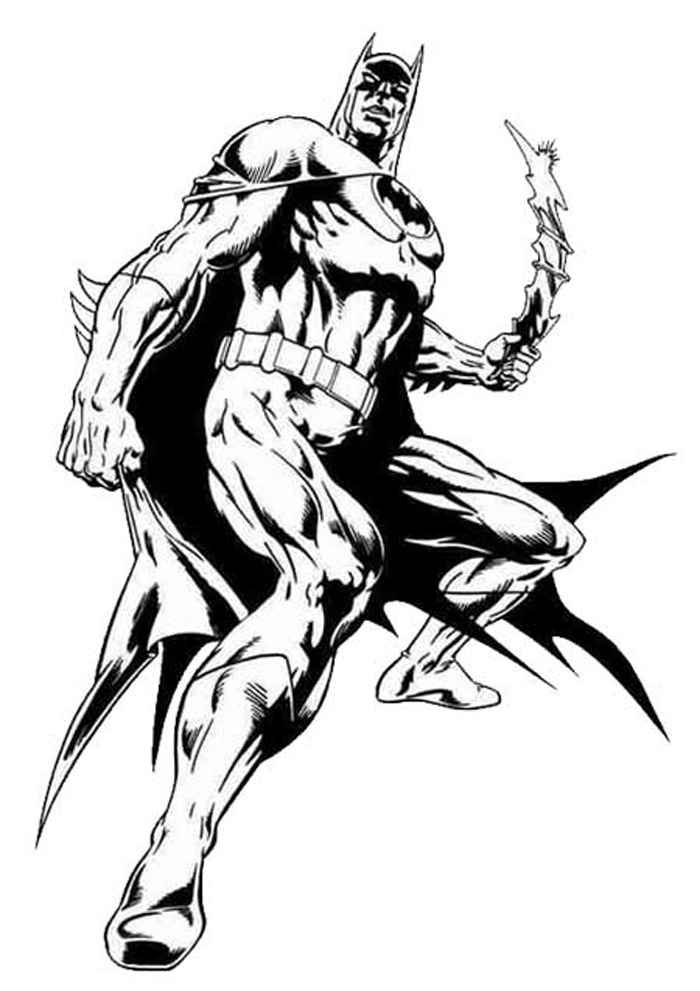 Malvorlage: Batman (Superheld) #76917 - Kostenlose Malvorlagen zum Ausdrucken