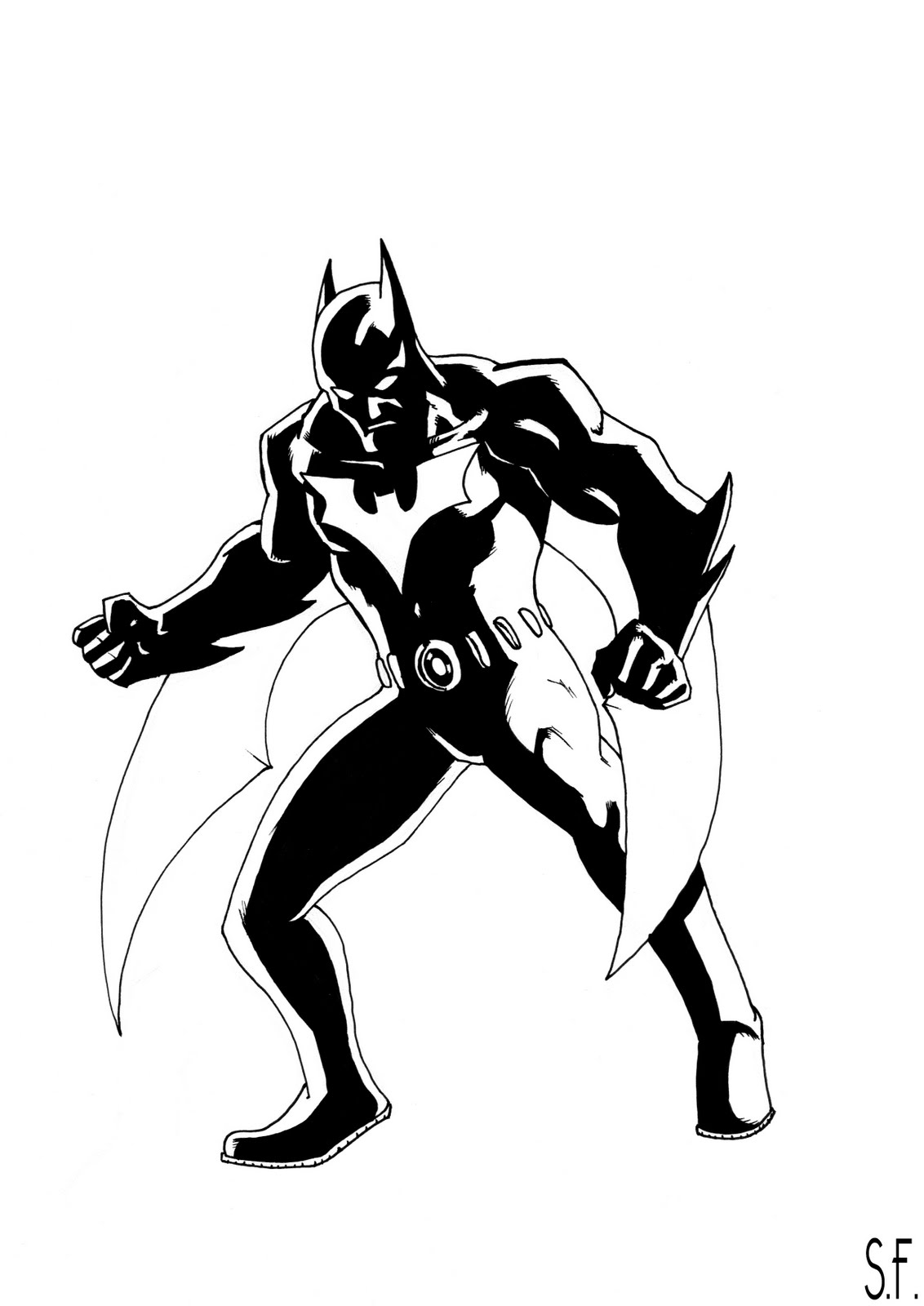 Malvorlage: Batman (Superheld) #76920 - Kostenlose Malvorlagen zum Ausdrucken