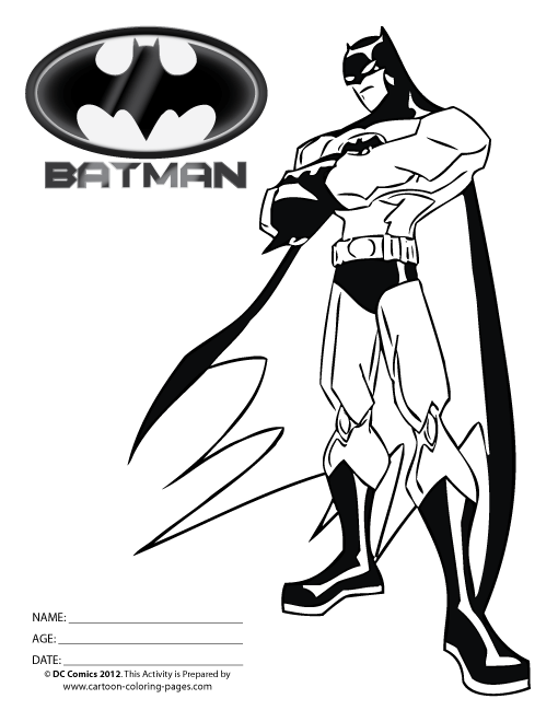 Malvorlage: Batman (Superheld) #76922 - Kostenlose Malvorlagen zum Ausdrucken