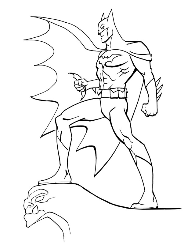 Malvorlage: Batman (Superheld) #77031 - Kostenlose Malvorlagen zum Ausdrucken