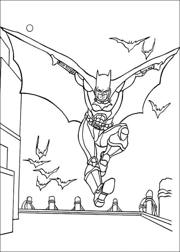 Malvorlage: Batman (Superheld) #77038 - Kostenlose Malvorlagen zum Ausdrucken