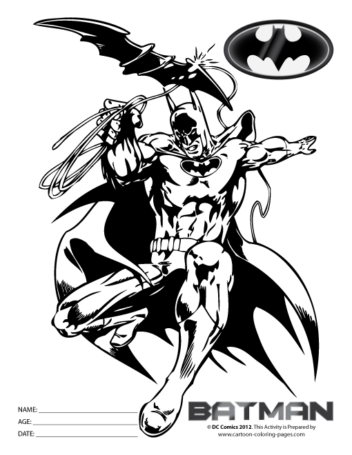 Malvorlage: Batman (Superheld) #77158 - Kostenlose Malvorlagen zum Ausdrucken