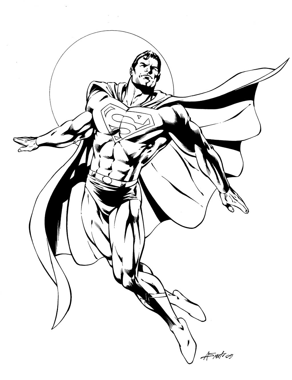 Malvorlage: DC Comics Superhelden (Superheld) #80131 - Kostenlose Malvorlagen zum Ausdrucken