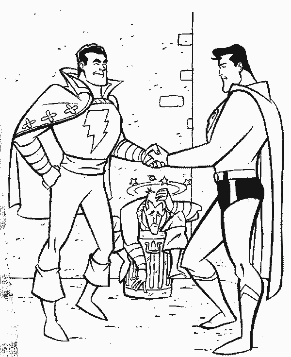 Malvorlage: DC Comics Superhelden (Superheld) #80194 - Kostenlose Malvorlagen zum Ausdrucken
