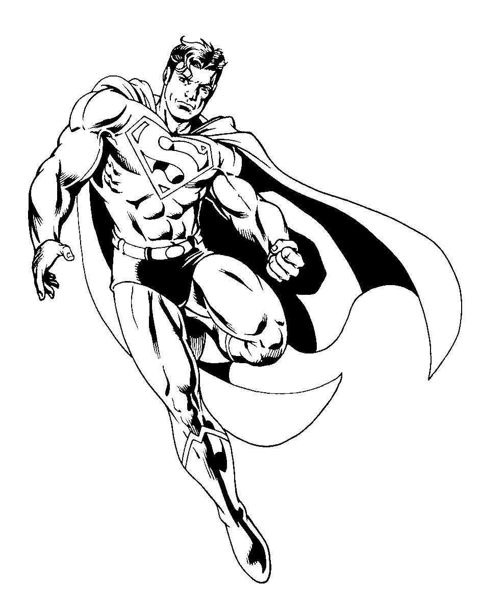 Malvorlage: DC Comics Superhelden (Superheld) #80221 - Kostenlose Malvorlagen zum Ausdrucken
