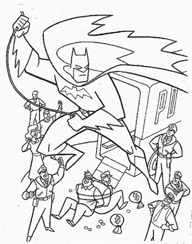 Malvorlage: DC Comics Superhelden (Superheld) #80296 - Kostenlose Malvorlagen zum Ausdrucken