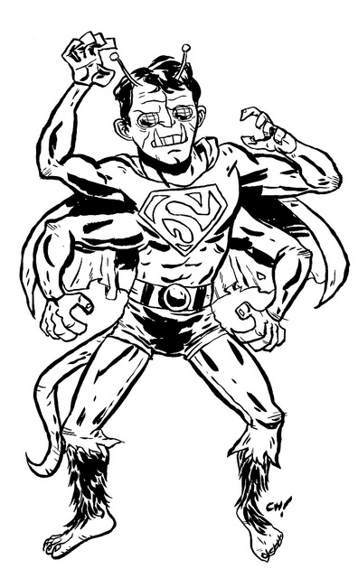 Malvorlage: DC Comics Superhelden (Superheld) #80441 - Kostenlose Malvorlagen zum Ausdrucken