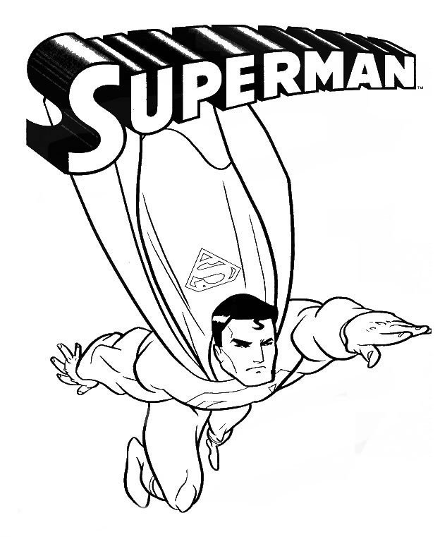 Malvorlage: DC Comics Superhelden (Superheld) #80461 - Kostenlose Malvorlagen zum Ausdrucken