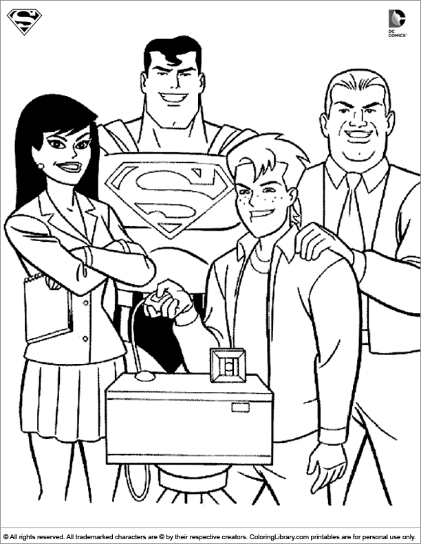 Malvorlage: DC Comics Superhelden (Superheld) #80509 - Kostenlose Malvorlagen zum Ausdrucken