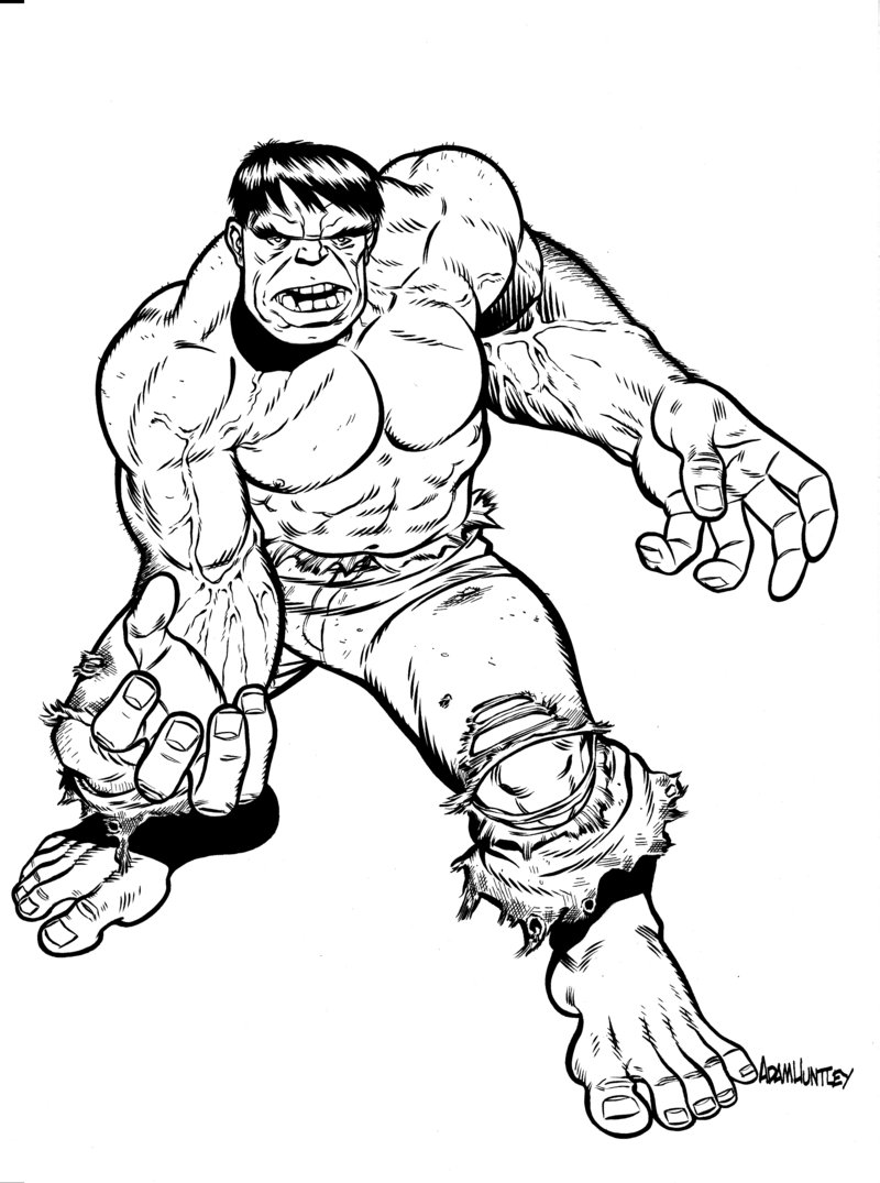 Malvorlage: Hulk (Superheld) #79007 - Kostenlose Malvorlagen zum Ausdrucken
