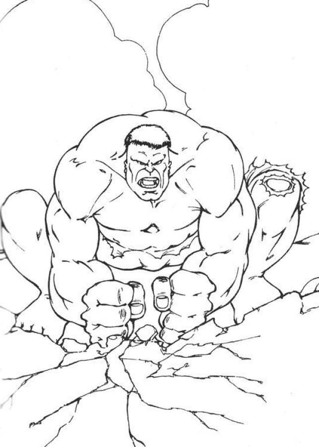 Malvorlage: Hulk (Superheld) #79015 - Kostenlose Malvorlagen zum Ausdrucken