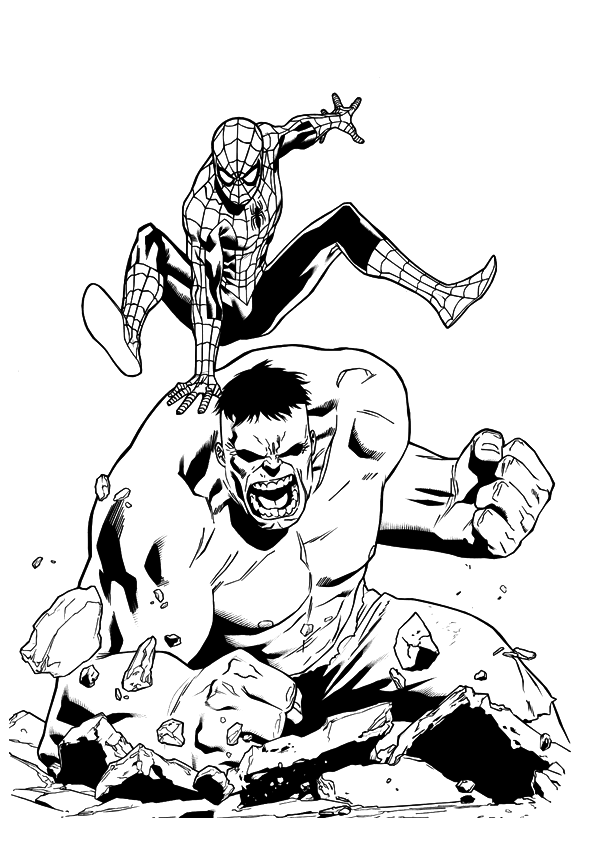 Malvorlage: Hulk (Superheld) #79032 - Kostenlose Malvorlagen zum Ausdrucken
