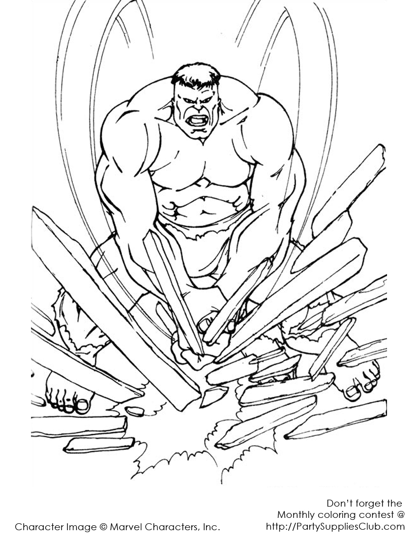 Malvorlage: Hulk (Superheld) #79068 - Kostenlose Malvorlagen zum Ausdrucken