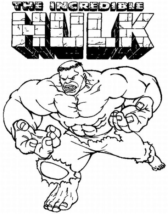Malvorlage: Hulk (Superheld) #79071 - Kostenlose Malvorlagen zum Ausdrucken