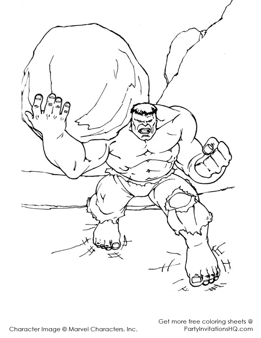 Malvorlage: Hulk (Superheld) #79077 - Kostenlose Malvorlagen zum Ausdrucken