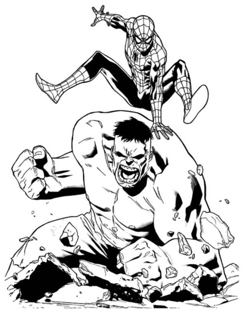 Malvorlage: Hulk (Superheld) #79117 - Kostenlose Malvorlagen zum Ausdrucken