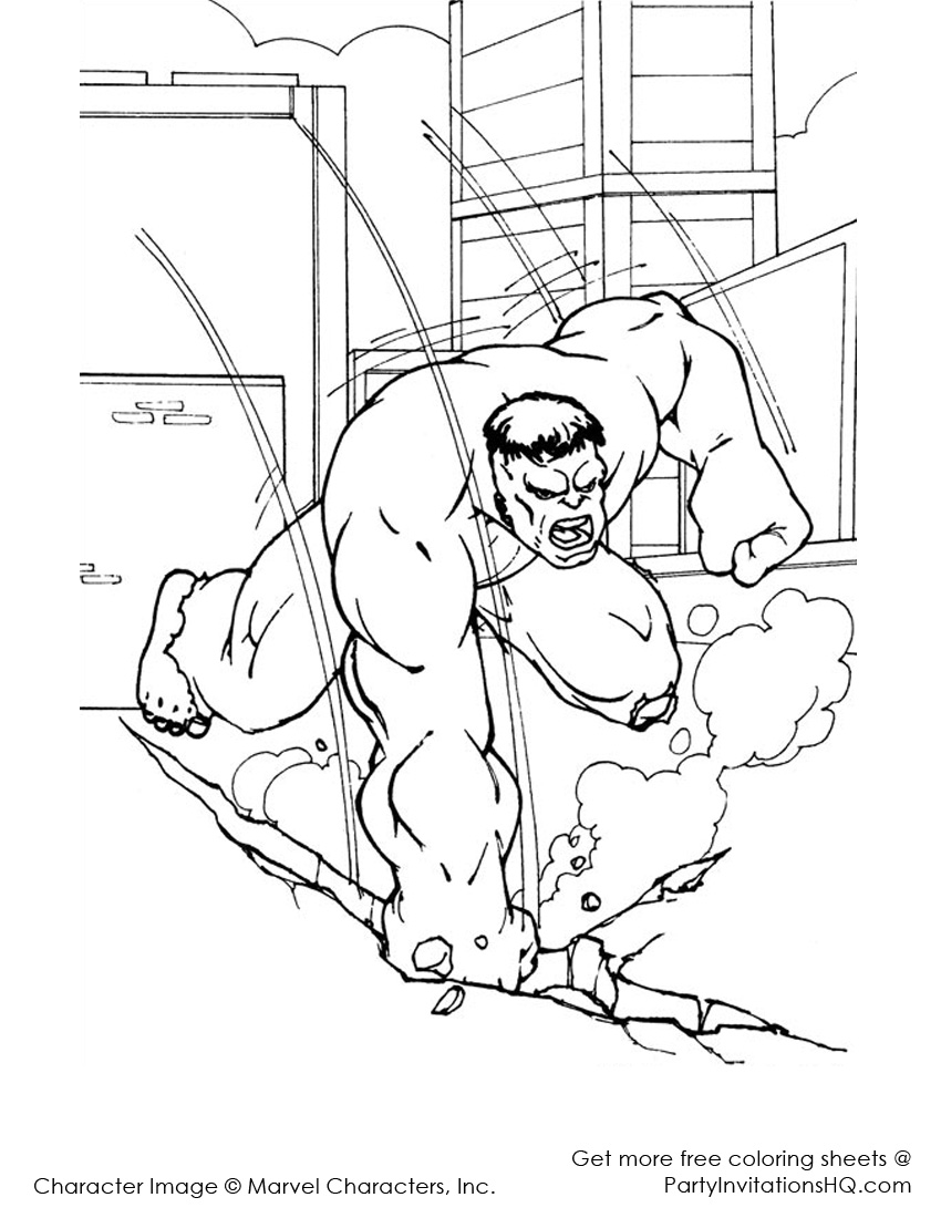 Malvorlage: Hulk (Superheld) #79135 - Kostenlose Malvorlagen zum Ausdrucken