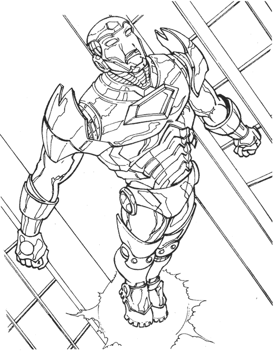 Malvorlage: Ironman (Superheld) #80602 - Kostenlose Malvorlagen zum Ausdrucken