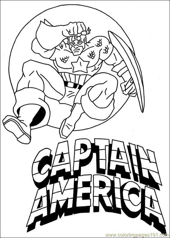 Malvorlage: Kapitän Amerika (Superheld) #76569 - Kostenlose Malvorlagen zum Ausdrucken