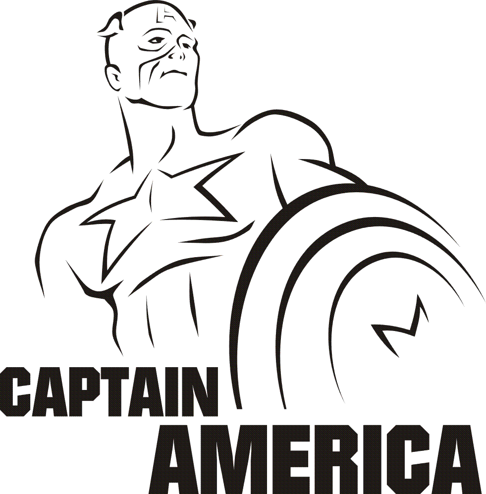 Malvorlage: Kapitän Amerika (Superheld) #76627 - Kostenlose Malvorlagen zum Ausdrucken