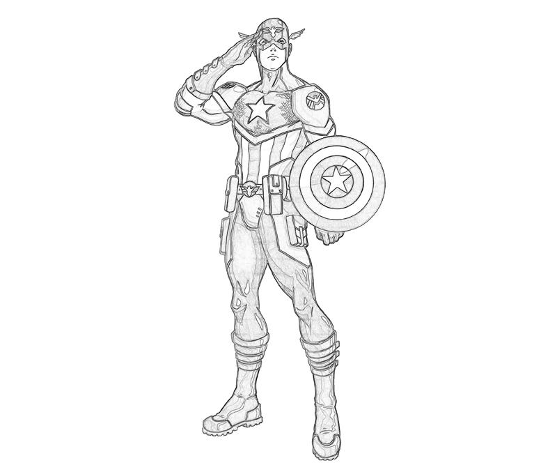 Malvorlage: Kapitän Amerika (Superheld) #76648 - Kostenlose Malvorlagen zum Ausdrucken