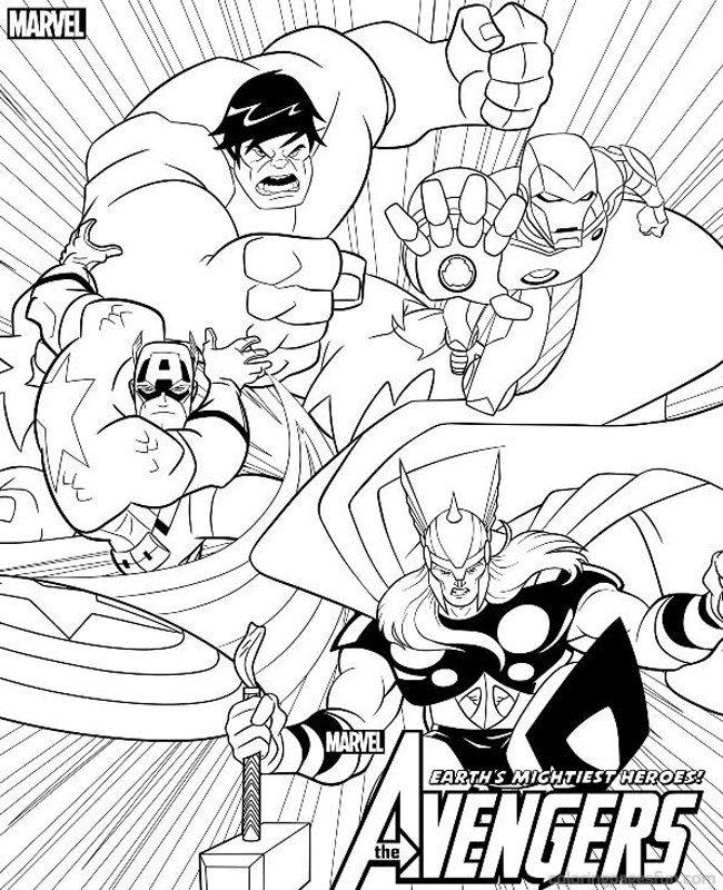 Malvorlage: Marvel-Superhelden (Superheld) #79806 - Kostenlose Malvorlagen zum Ausdrucken